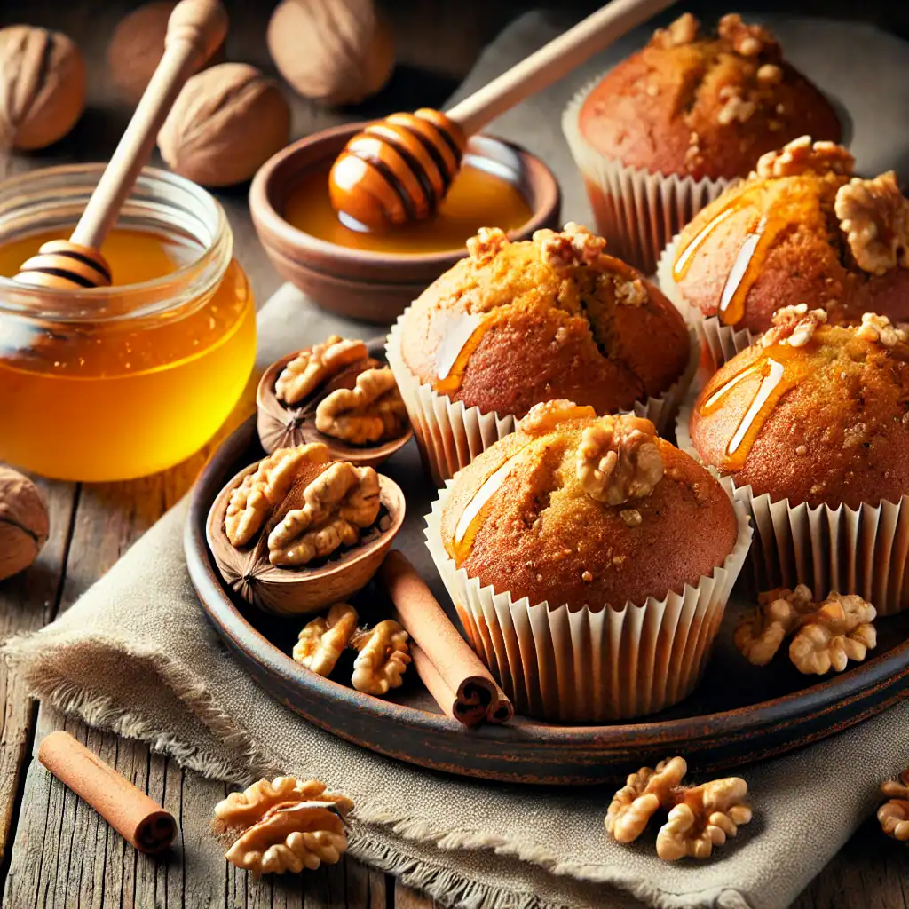 Honig-Zimt-Muffins mit Walnüssen
★
★
★
★
★
Noch keine Bewertungen