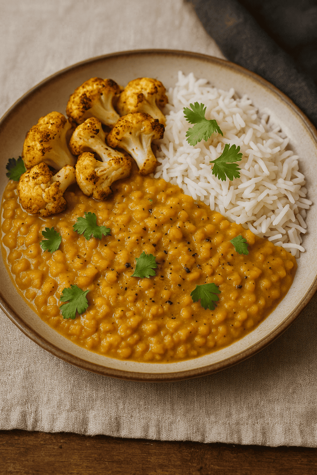 Linsen-Dal mit geröstetem Blumenkohl        
            
                                    ★
                                    ★
                                    ★
                                    ★
                                    ★
                            
            
                                    Noch keine Bewertungen