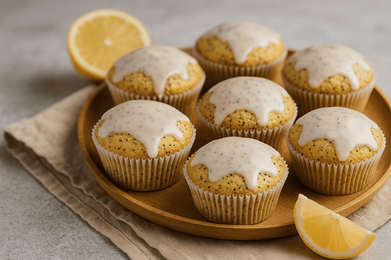 Zitronen-Mohn-Muffins        
            
                                    ★
                                    ★
                                    ★
                                    ★
                                    ★
                            
            
                                    Noch keine Bewertungen
