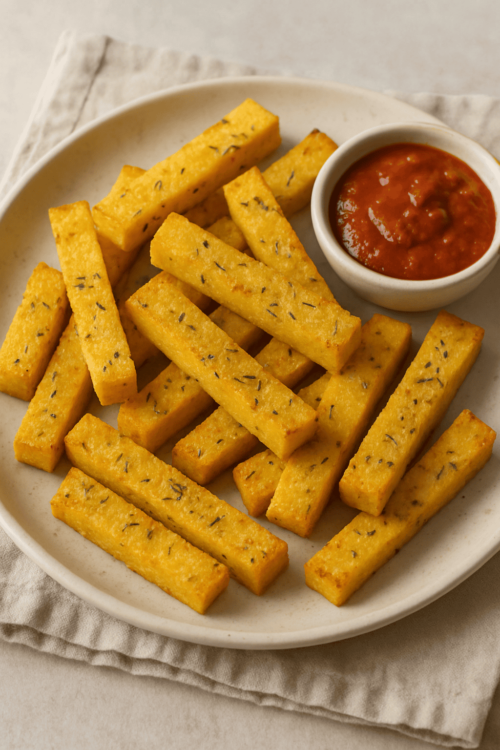 Mediterrane Polenta-Sticks aus der Heißluftfritteuse
★
★
★
★
★
Noch keine Bewertungen