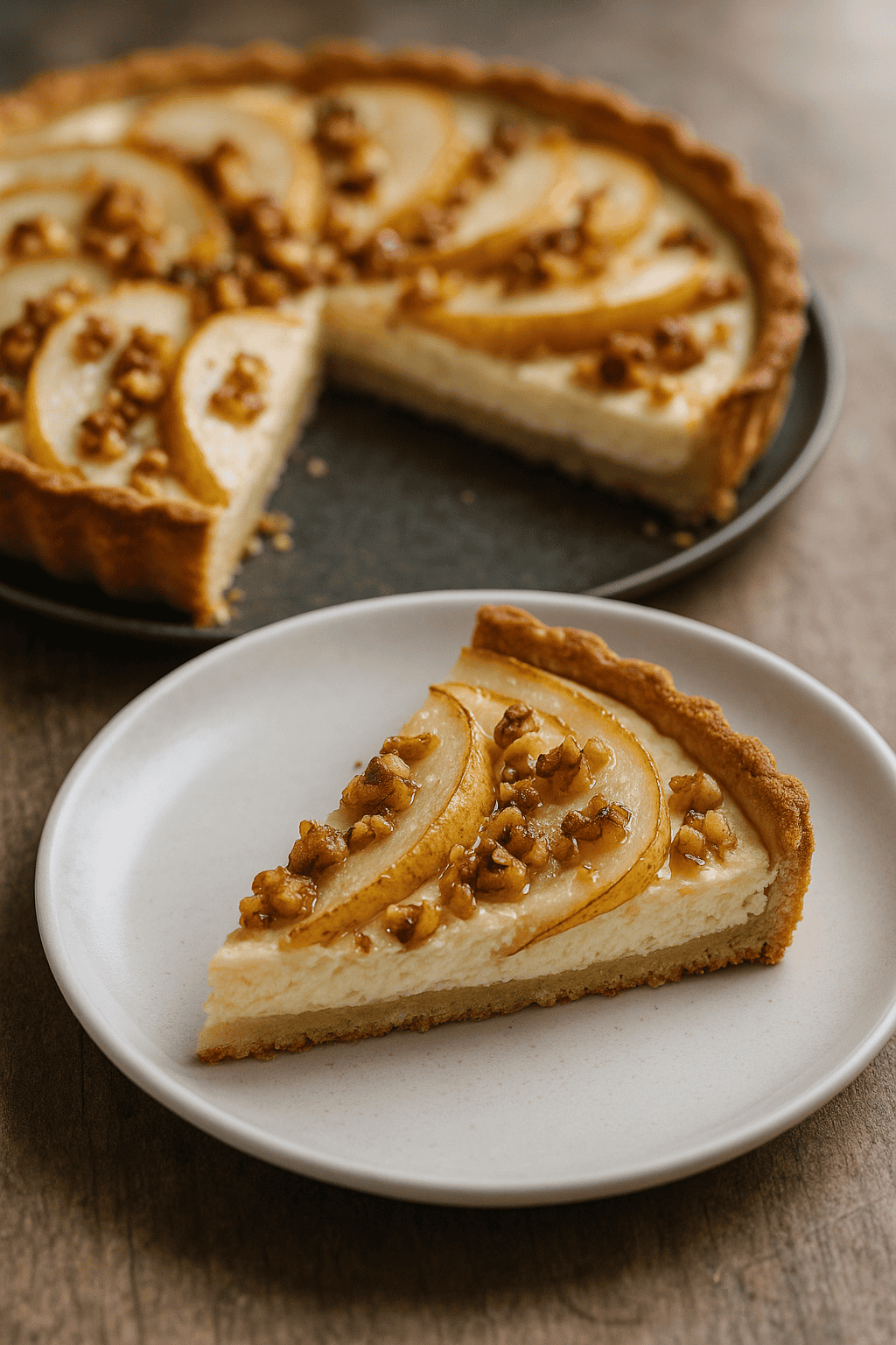 Birnen-Walnuss-Tarte mit Mascarpone-Creme        
            
                                    ★
                                    ★
                                    ★
                                    ★
                                    ★
                            
            
                                    Noch keine Bewertungen