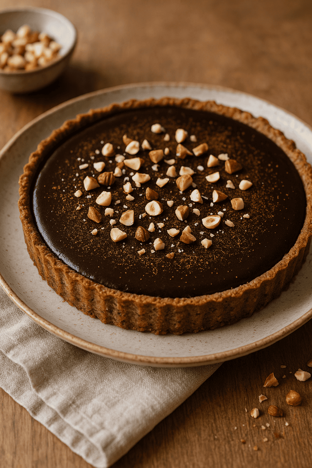 Schoko-Kaffee-Kardamom-Tarte mit Haselnussboden
★
★
★
★
★
Noch keine Bewertungen