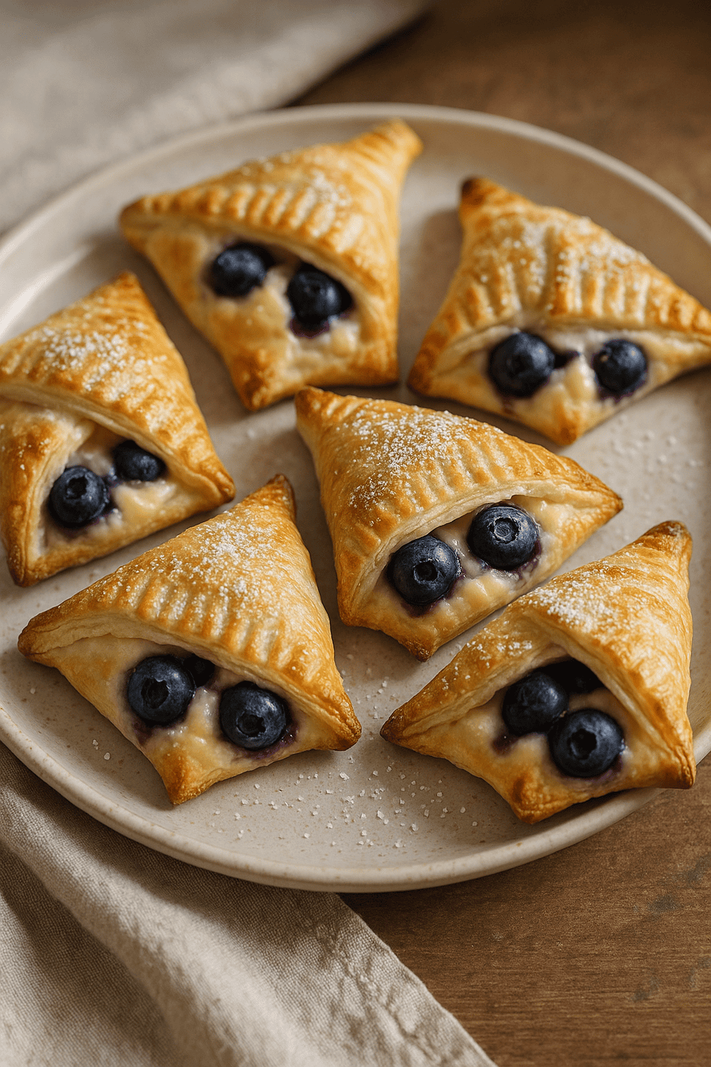 Heidelbeer-Quark-Taschen aus der Heißluftfritteuse