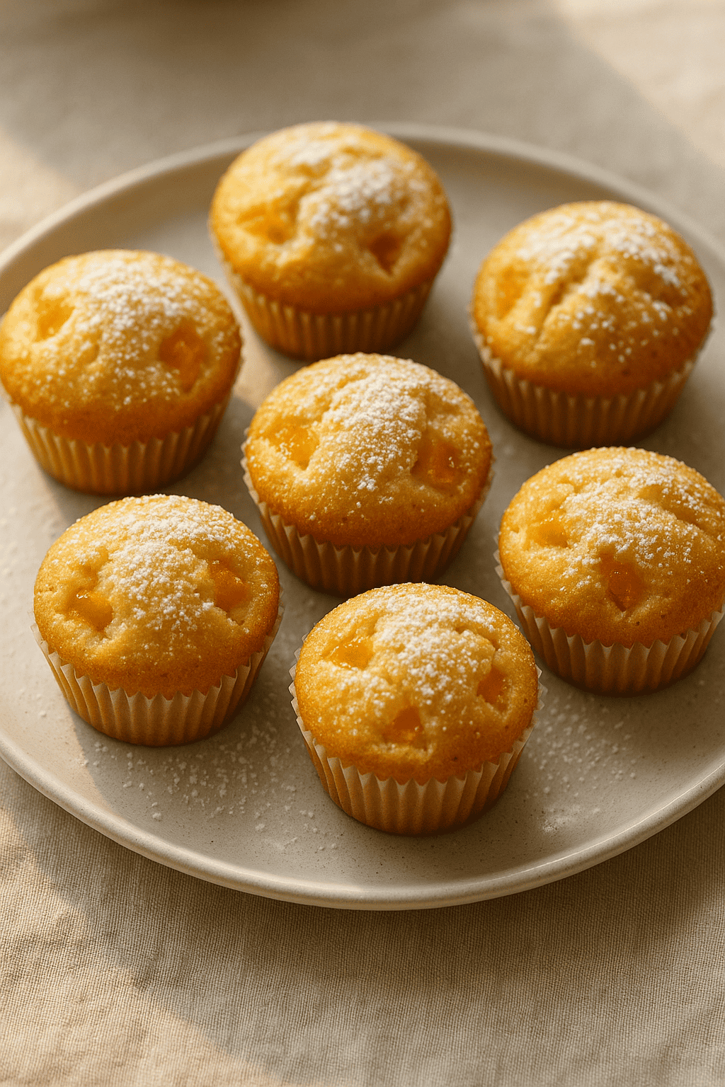 Vanille-Aprikosen-Muffins aus der Heißluftfritteuse