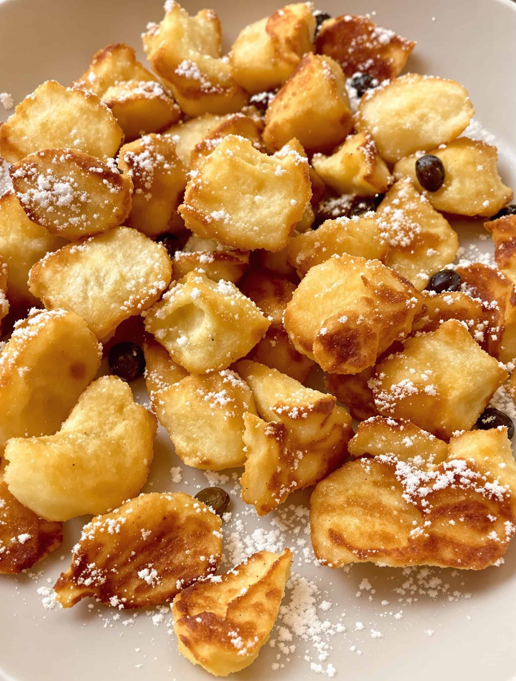 Süße Mini-Kaiserschmarrn-Stücke aus der Heißluftfritteuse – fluffig & schnell